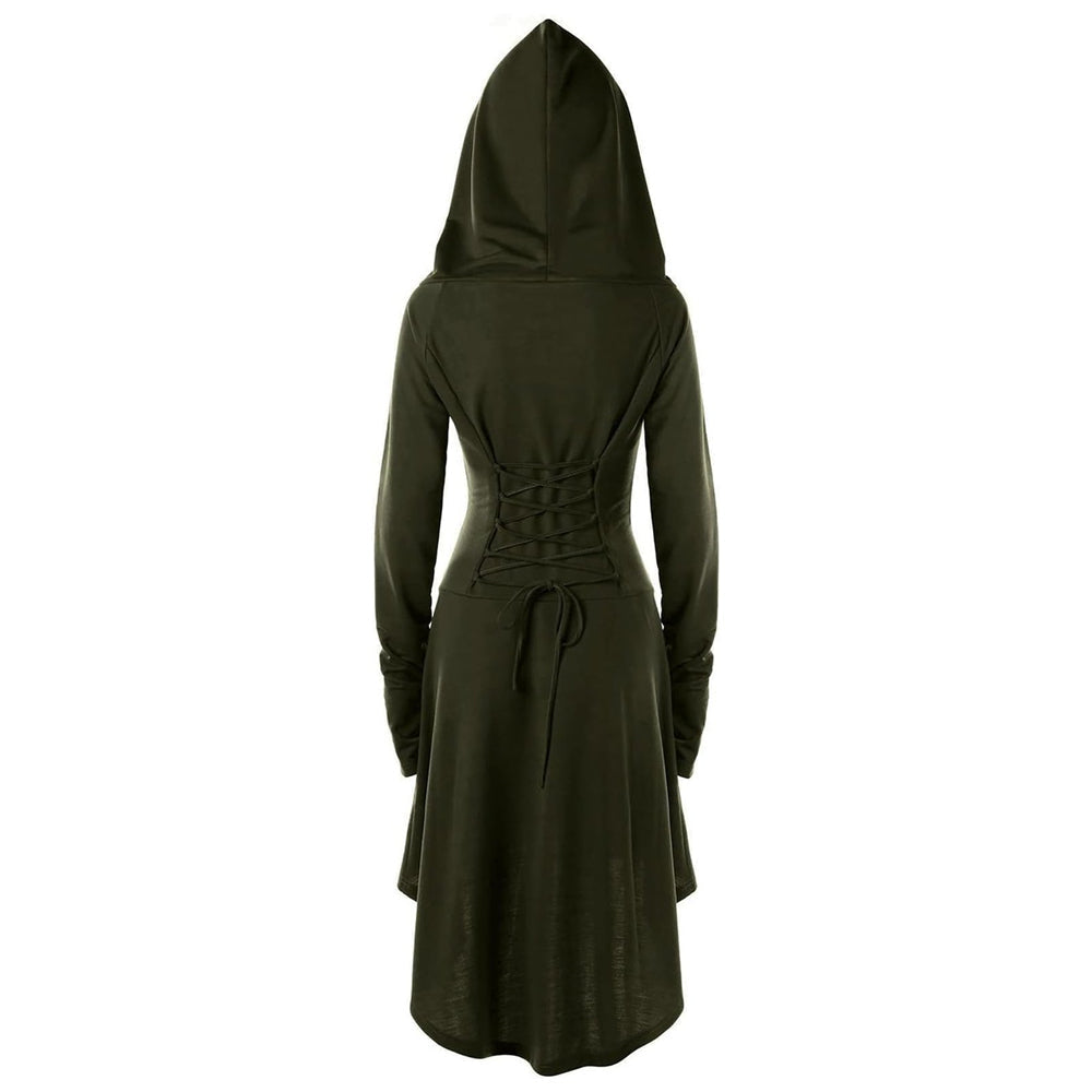Medieval Fantasy Hooded Dress
