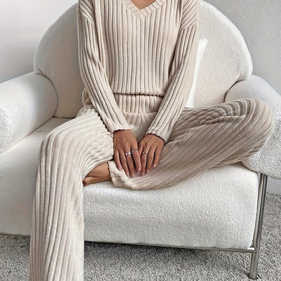 Heidi-Mode | Bequem Strick Set - Top+Hose