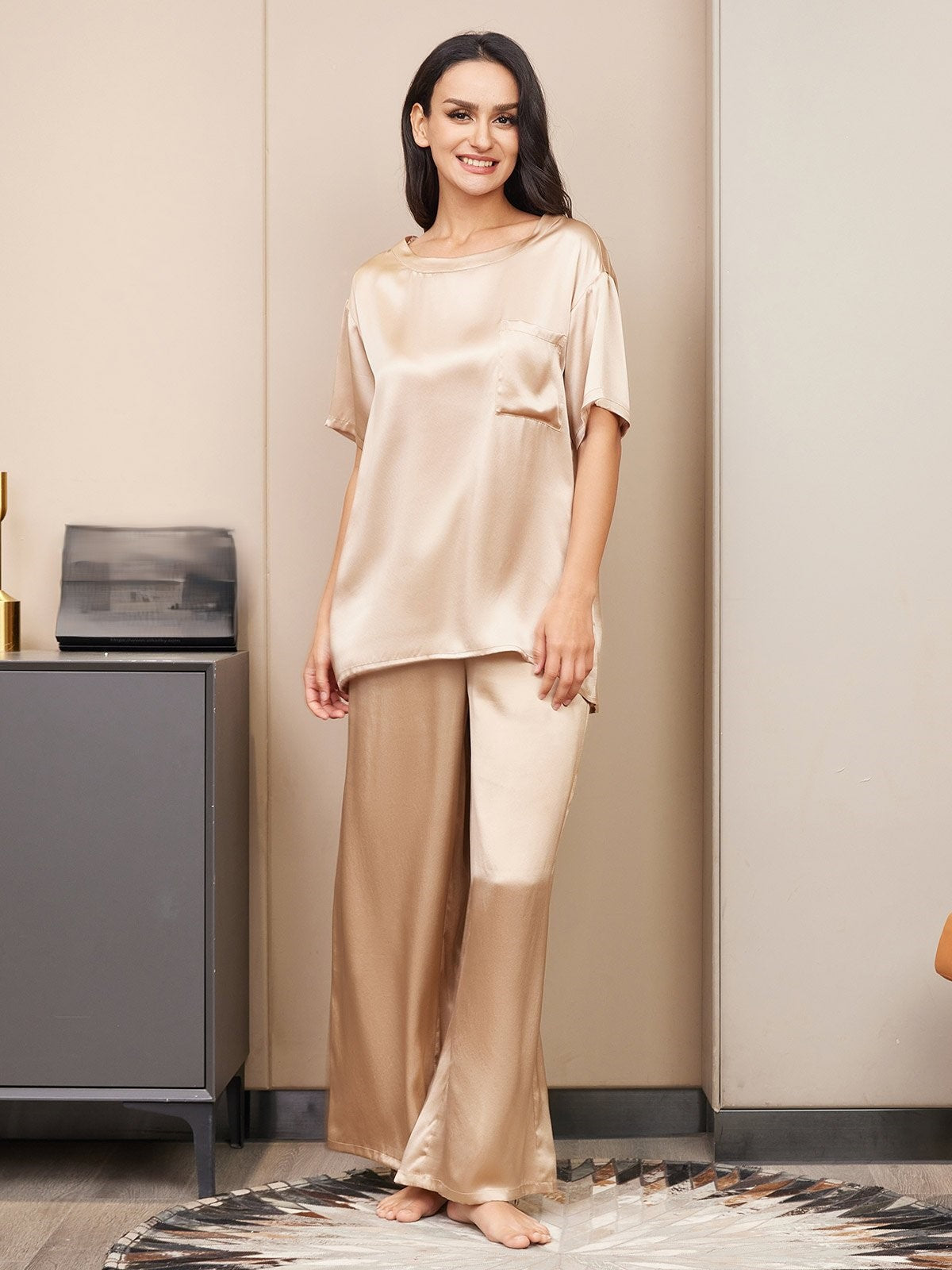 Gabriëlla | Satin Schlafanzug-Set für stilvolle Nächte