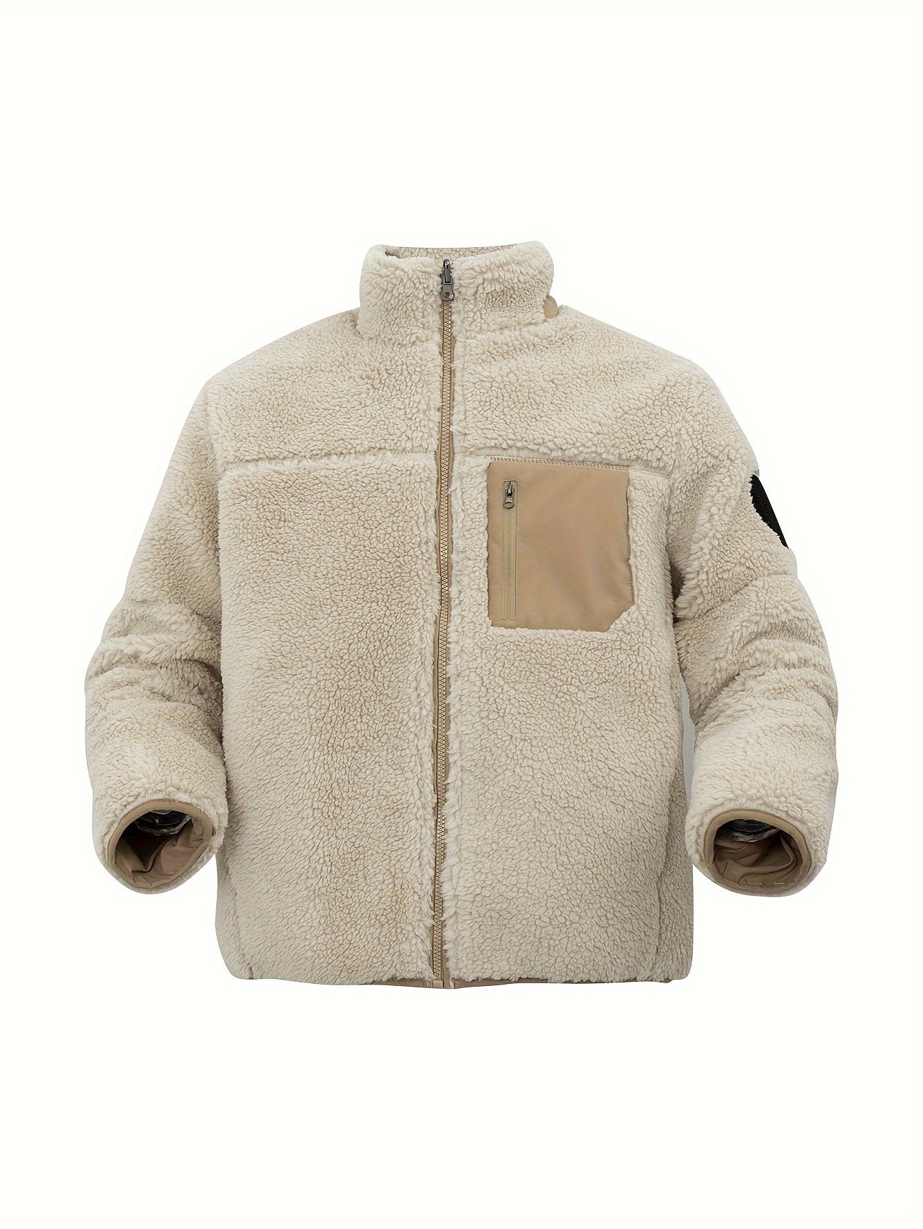 Heidi-Mode | Hochgeschlossenen Teddy Winterjacke