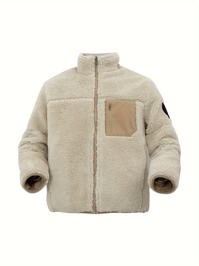 Heidi-Mode | Hochgeschlossenen Teddy Winterjacke