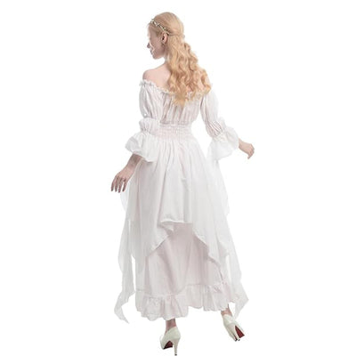 Renaissance Style Off Shoulder Long Dress