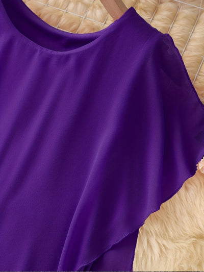 Maren – Elegantes Midi Kleid Mit Ärmellos