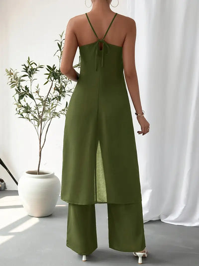 Eirini - Eleganter ärmelloser Zweiteiliger Satz