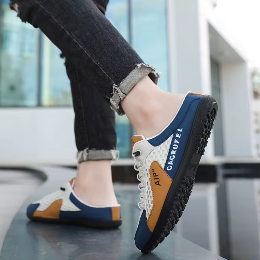 NIKO – Die sommerlichen halb-pantoffeln für männer mit komfort-sohlen