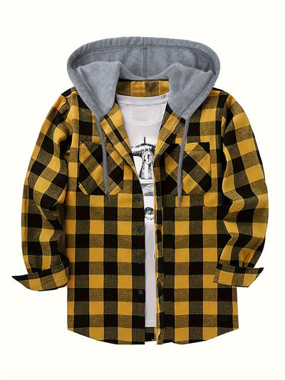 MAX HOODIE FLANELLJACKE