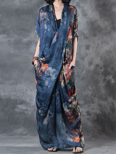 Devina | Lose geblümtes Kleid für den Sommerurlaub