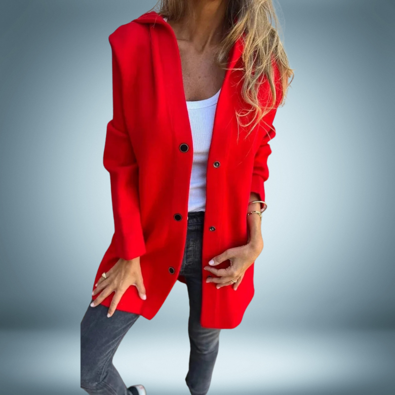 Rainah | Eleganter Trenchcoat mit Capuchon