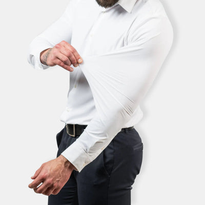 Herren Schlanke Passform Hemd | Langarm