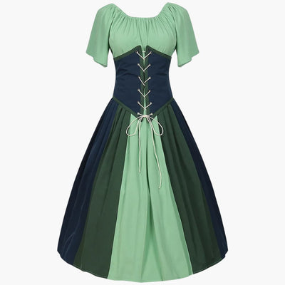 Klassisches Dirndl kleid mit Puffärmeln für Damen - Oktoberfest 2025