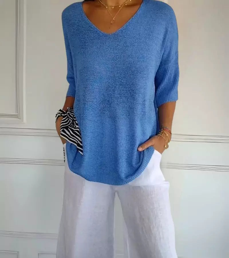 Lucia Vielseitiges Gestricktes Top für Damen