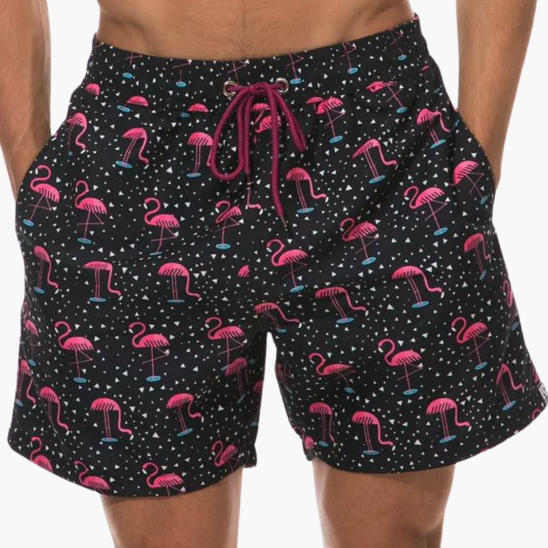 Badeshorts mit Innenslip - Herren Schwimmshorts schnell trocknend