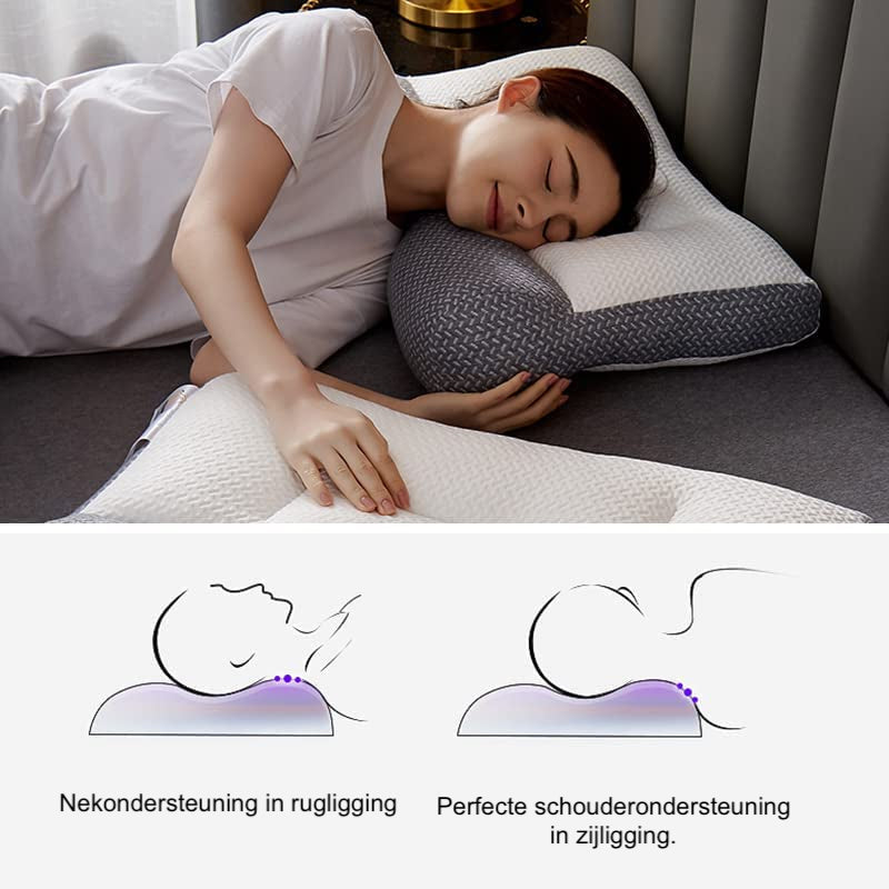 SchlafGenuss | Ergonomisches Nackenstützkissen für maximalen Komfort