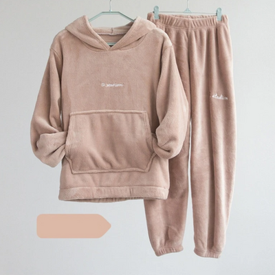 D.STATION Kuscheliger Fleece-Hausanzug | Perfekte Wärme und Gemütlichkeit für entspannte Tage