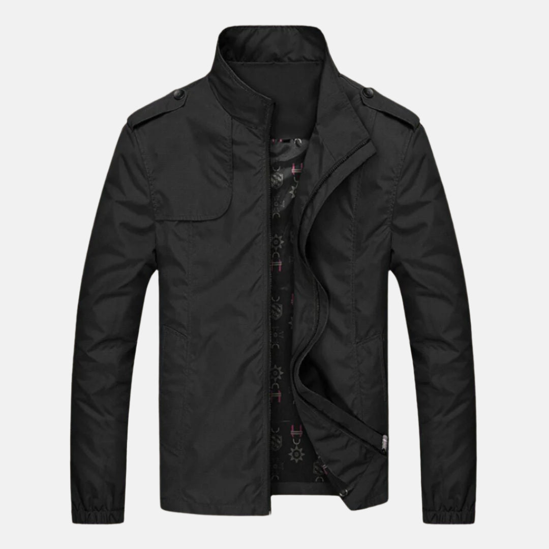 Übergangsjacke für Herren - Wasserdichte Sommerjacke mit Kragen