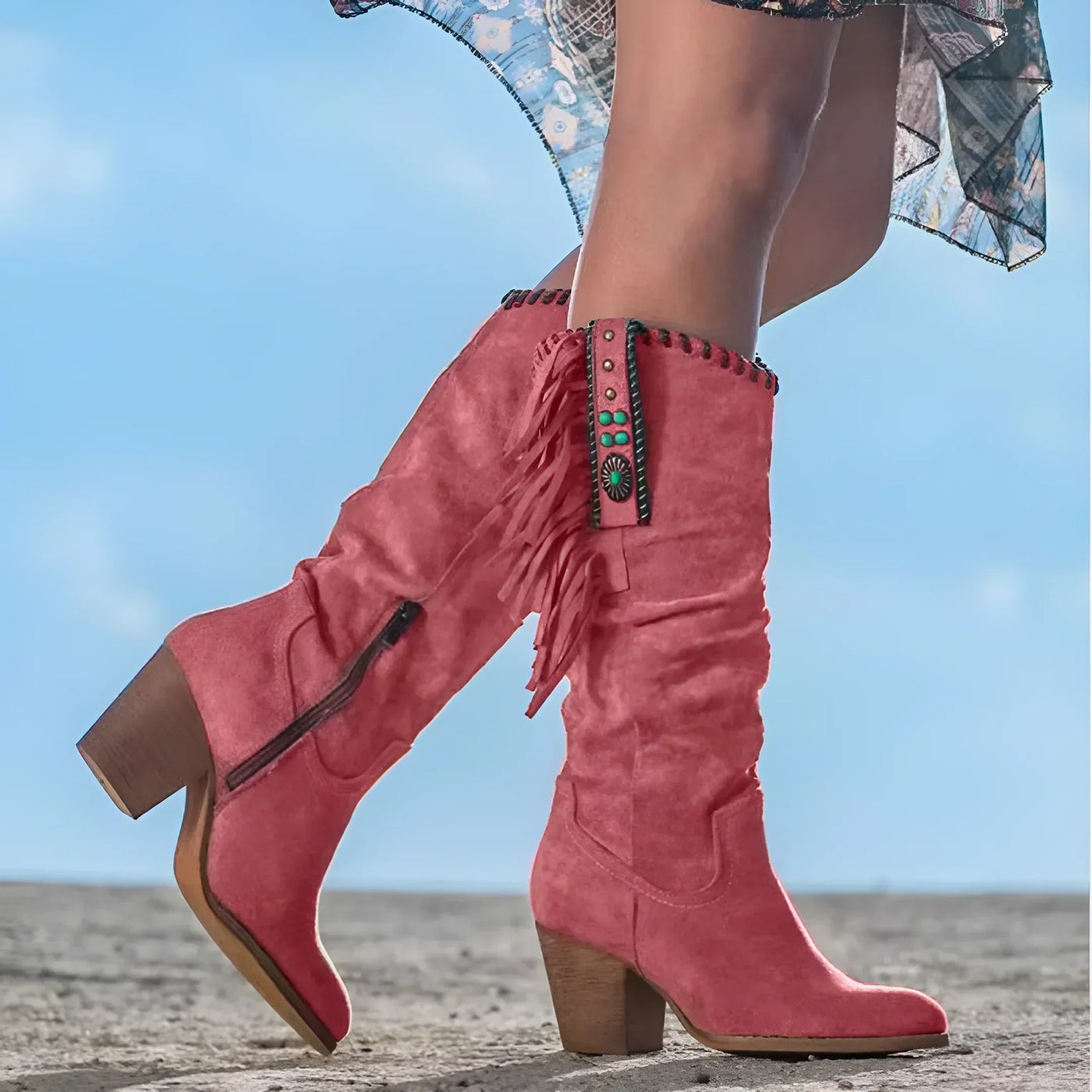 RAYLA - RETRO WESTERN COWBOY STIEFEL