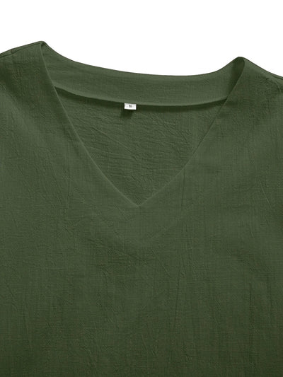 Mattea – Lässiges Locker Sitzendes Oberteil Mit V Ausschnitt