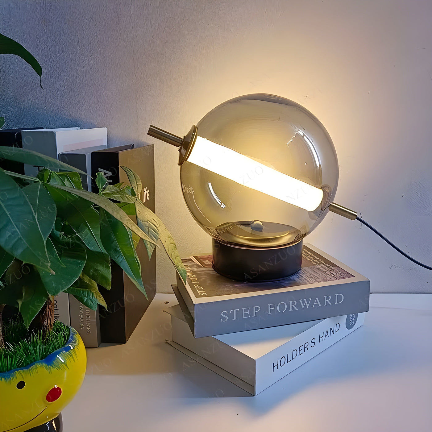 BrightSphere Lamp - Retro-Stil Runde Glaskugellamp