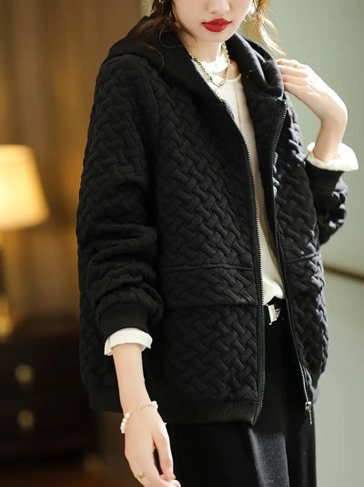 MIRELLE GESTEPPTE KAPUZENJACKE