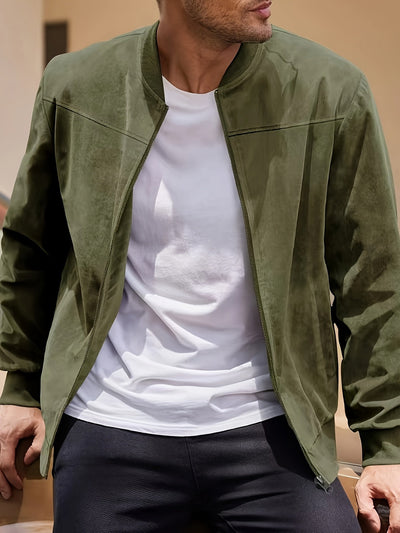 LÄSSIGER HERREN WILDLEDERMANTEL