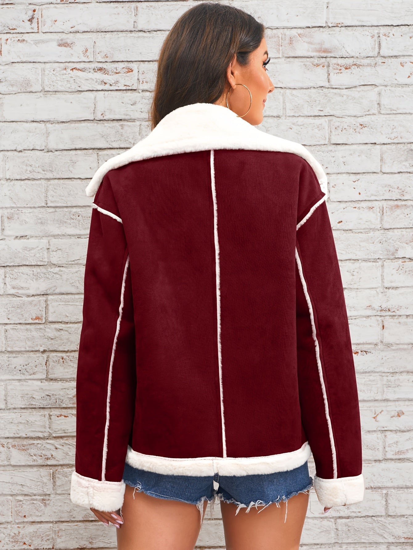 Heidi-Mode | Retro-Winterjacke mit luxuriösem Pelzlook