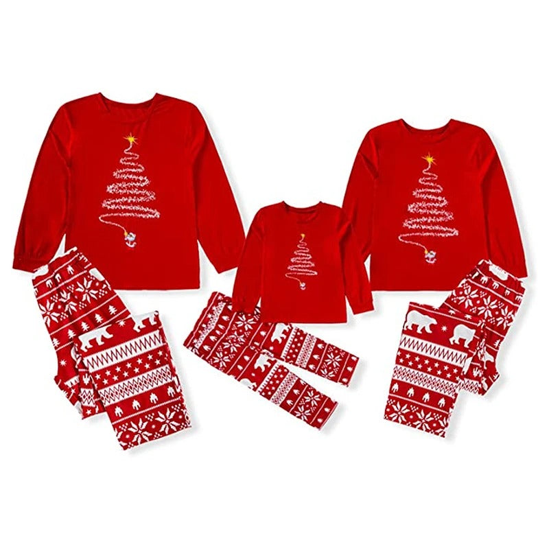 Passendes Weihnachts Pyjama Set für die ganze Familie
