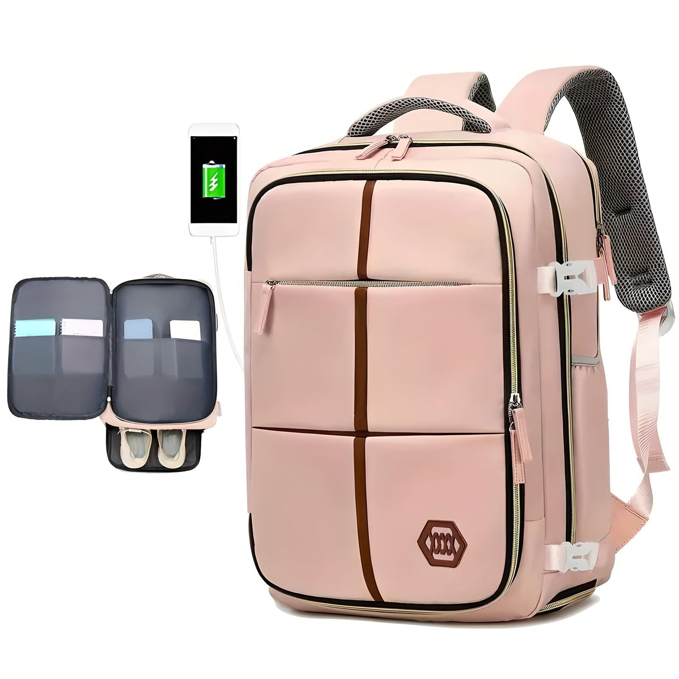 Unisex Leichter Rucksack | Großes Fassungsvermögen