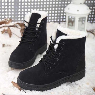 Hivara™ - Wasserdichte orthopädische Damen-Schneestiefel mit warmem Futter und rutschfester Sohle