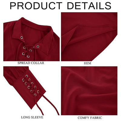 Pirate Style Tunic Drawstring Desing