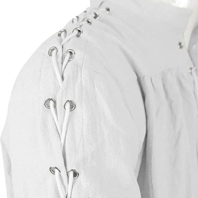 Pirate Style Lace-up Shirt