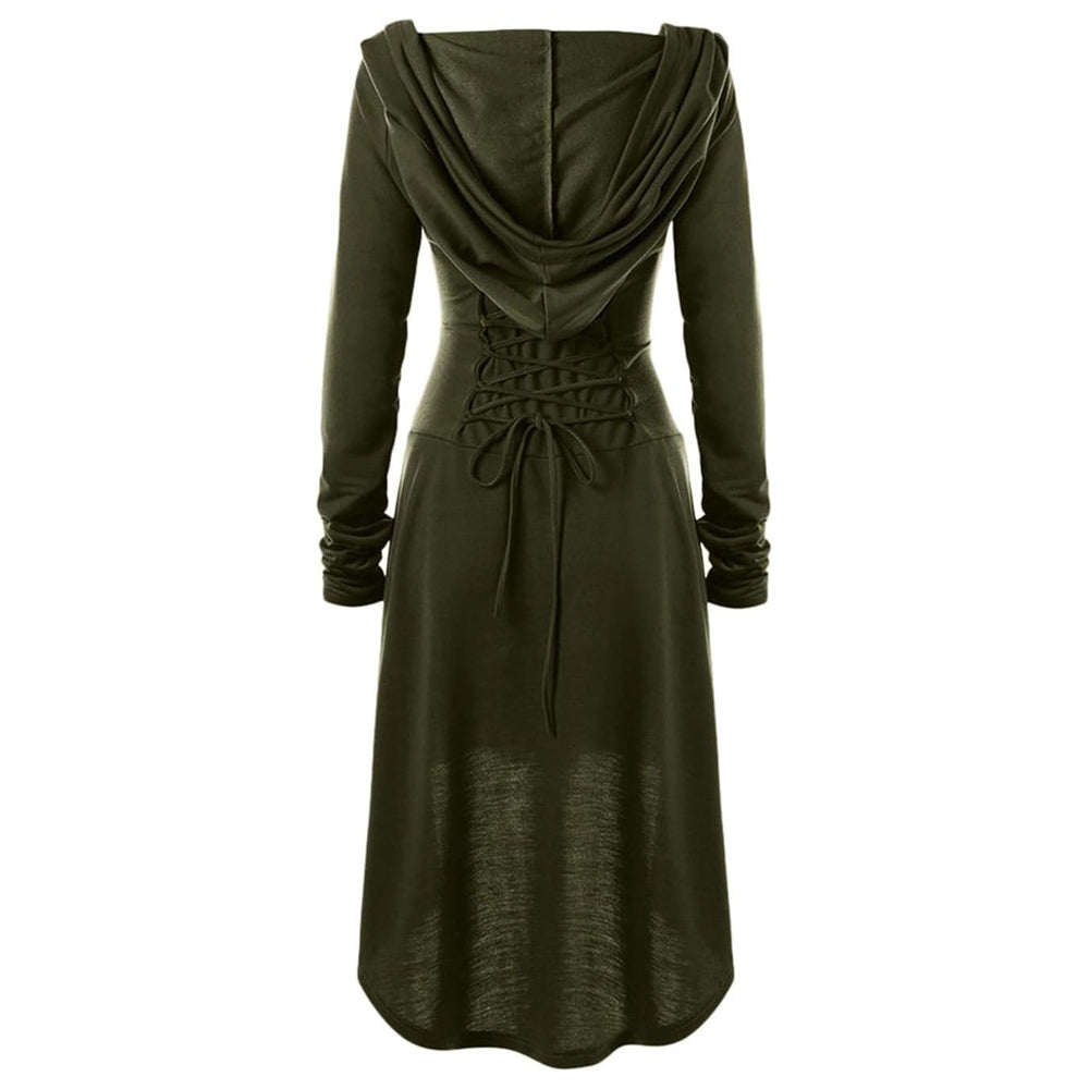 Medieval Fantasy Hooded Dress