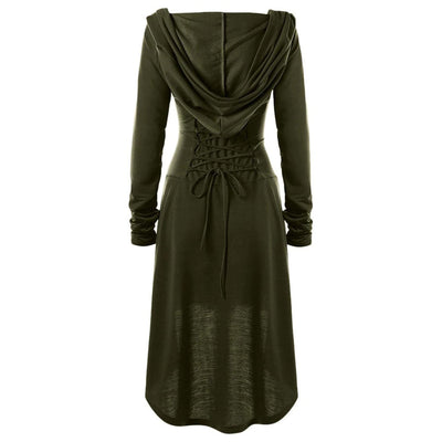 Medieval Fantasy Hooded Dress