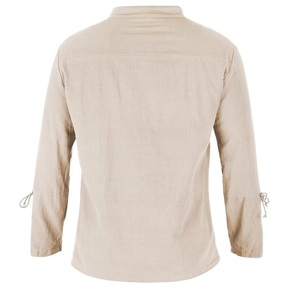 Pirate Style Lace-up Design Shirt