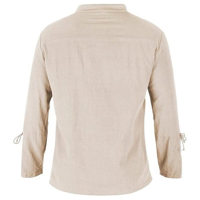 Pirate Style Lace-up Design Shirt