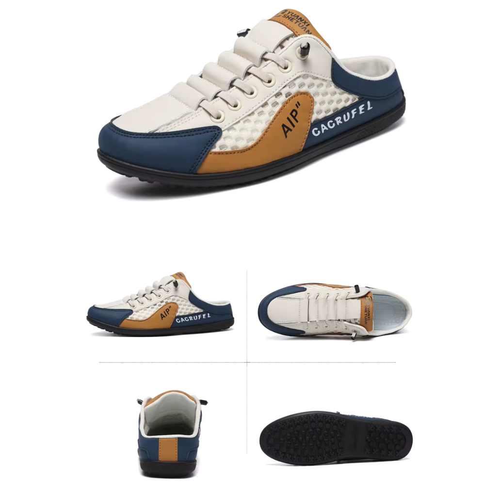 NIKO – Die sommerlichen halb-pantoffeln für männer mit komfort-sohlen