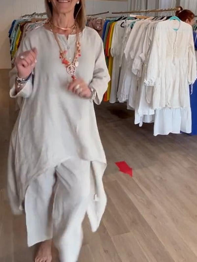 Freida - Lässig Leinen Kleid