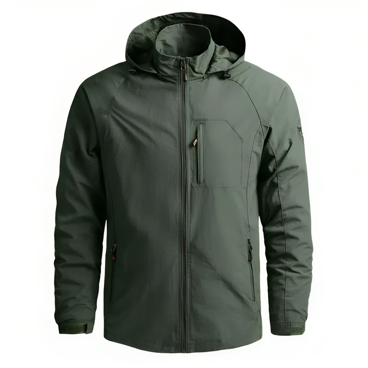 Andreas | Wasserabweisende Windjacke mit Kapuze für Herren