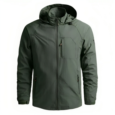 Andreas | Wasserabweisende Windjacke mit Kapuze für Herren