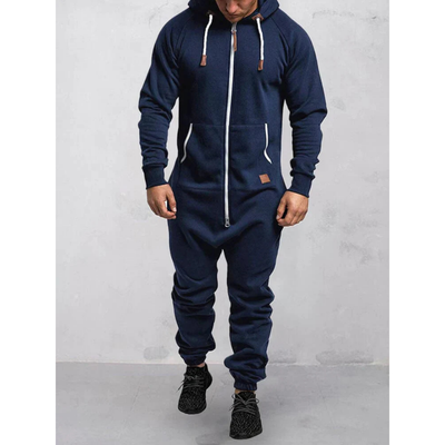 Herren Bequeme Warme Jumpsuit | Kapuze
