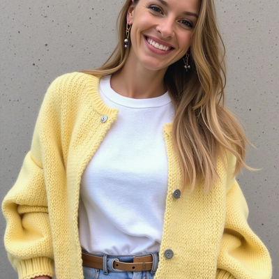 ModenGlanz | Weiche und kuschelige Strickjacke für kühle Tage