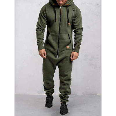 Herren Bequeme Warme Jumpsuit | Kapuze