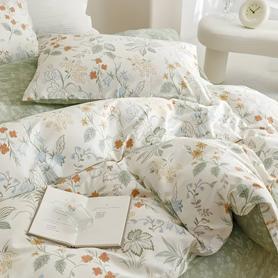 Florales Bettdecken-Set – 3-teilig, Weich und Hochwertig | Perfekt für alle Jahreszeiten