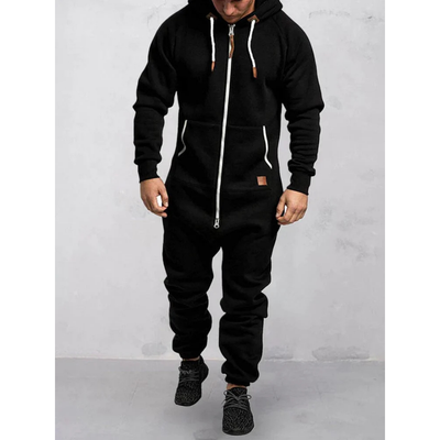 Herren Bequeme Warme Jumpsuit | Kapuze