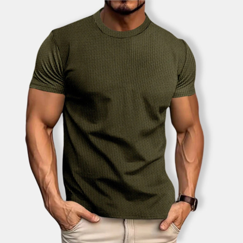 Herren Rundhalsausschnitt T-Shirt  | Lässig