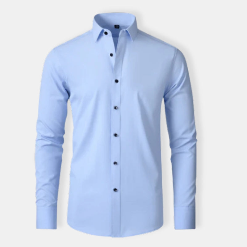 Herren Schlanke Passform Hemd | Langarm