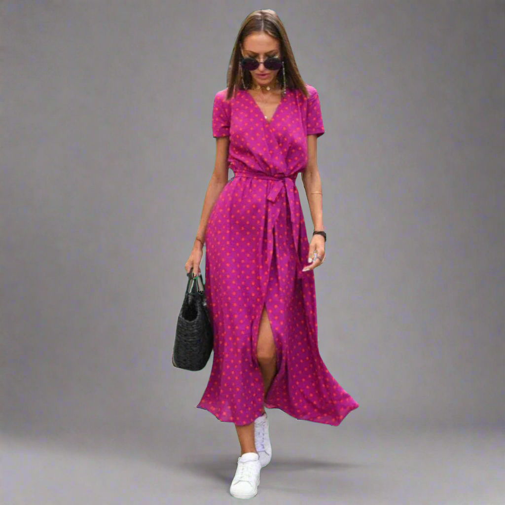 Gloria| Bequemes Damenkleid aus Premiumstoff für Sommer