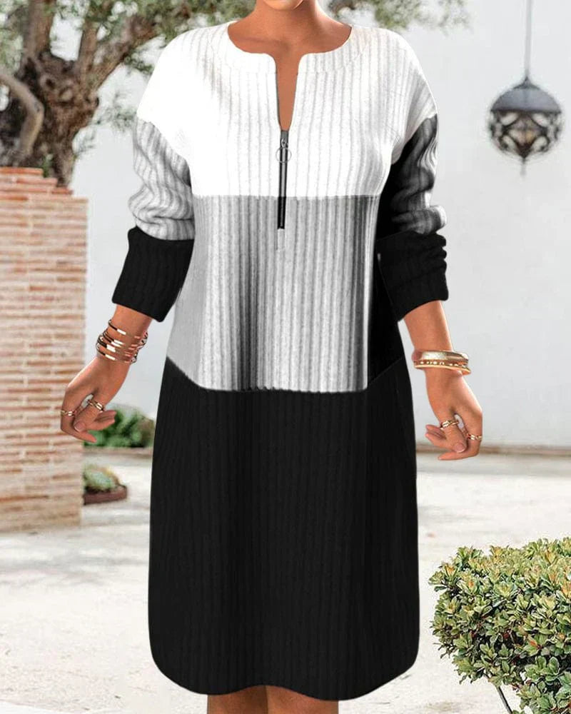 ELEGANTES BAUMWOLLKLEID