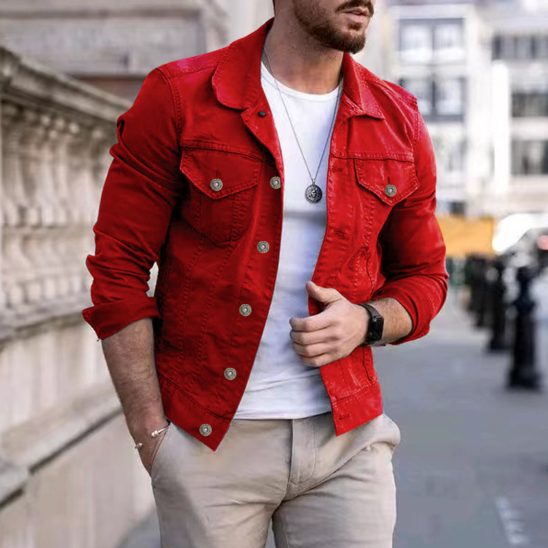 Jeansjacke für Herren - Stylische Übergangsjacke für den Sommer
