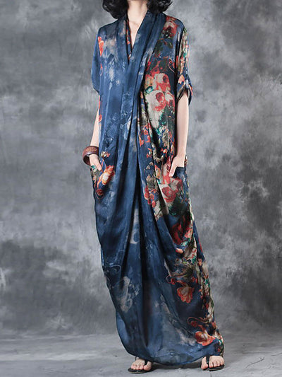 Devina | Lose geblümtes Kleid für den Sommerurlaub