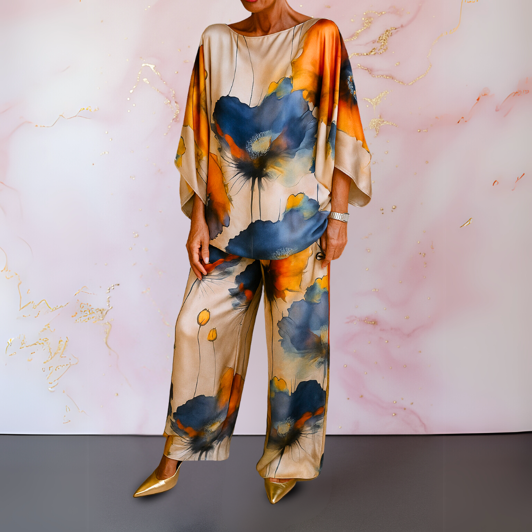 Pelaez – Elegantes Zweiteiliges Set Mit Drucken